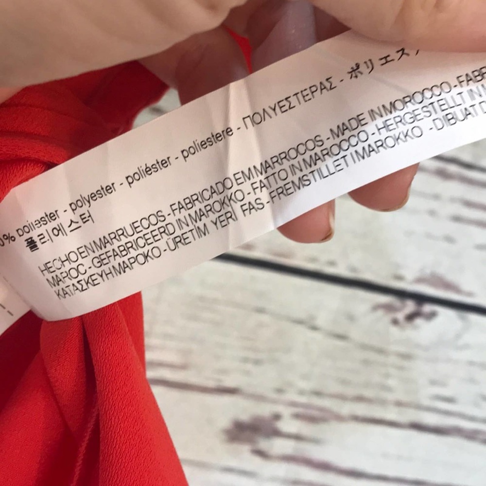 Zara Basics Red Blouse - image 3